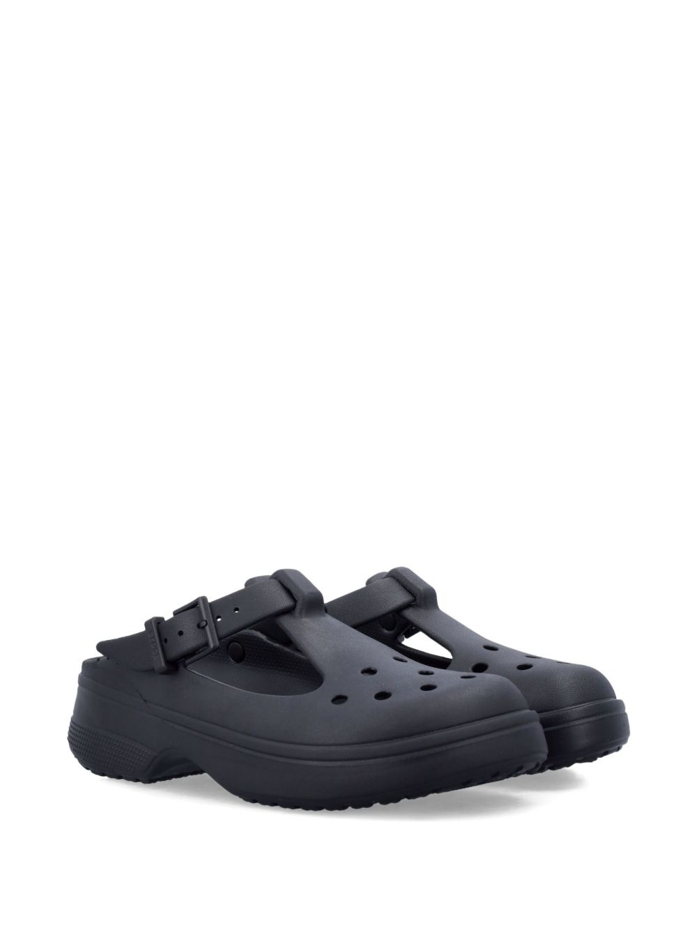 buckle-strap clogs - 2