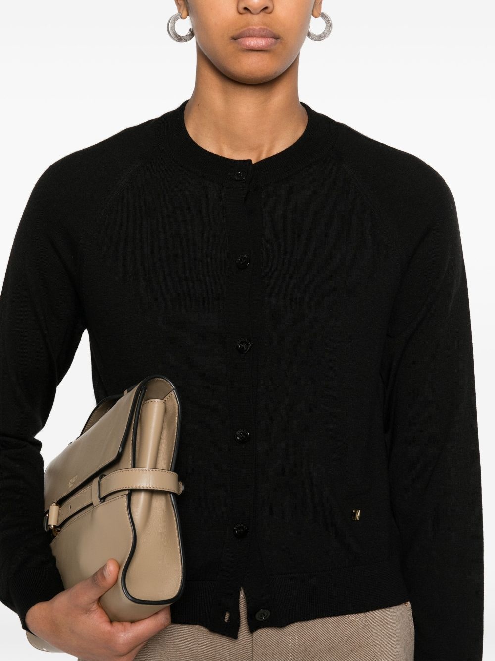 crew-neck cardigan - 5