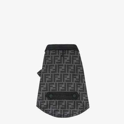 FENDI Black nylon dog coat outlook