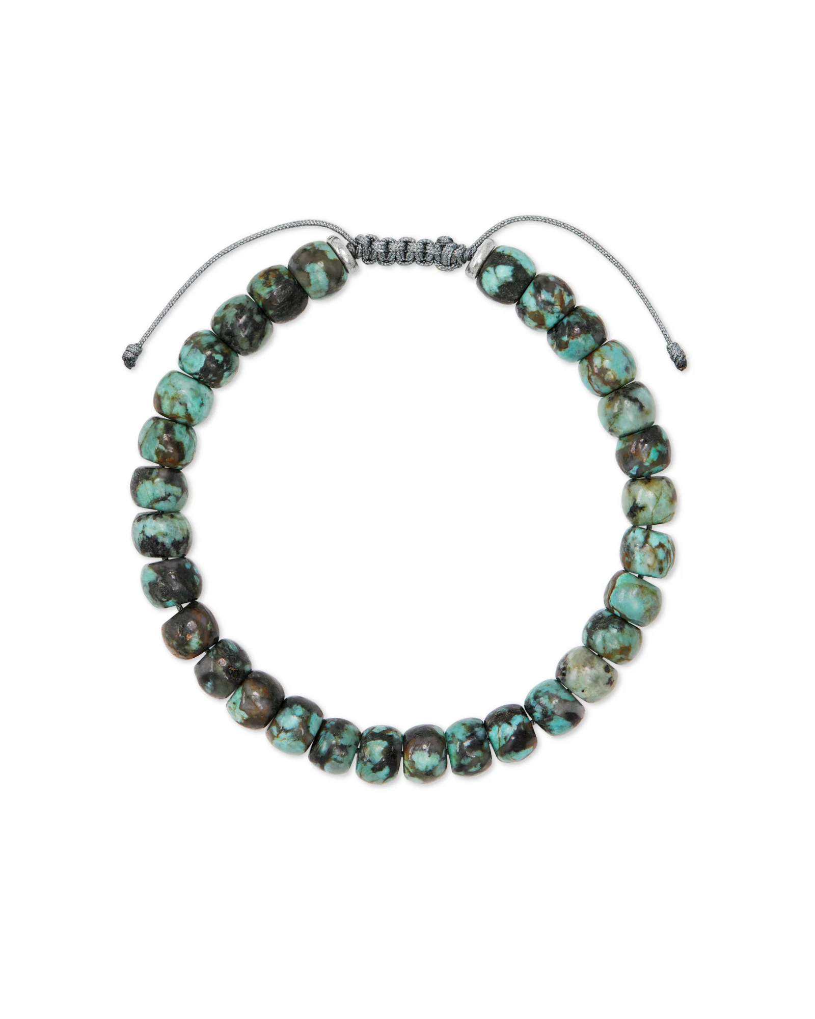 Cade Oxidized Sterling Silver Bracelet in Turquoise Jasper - 1