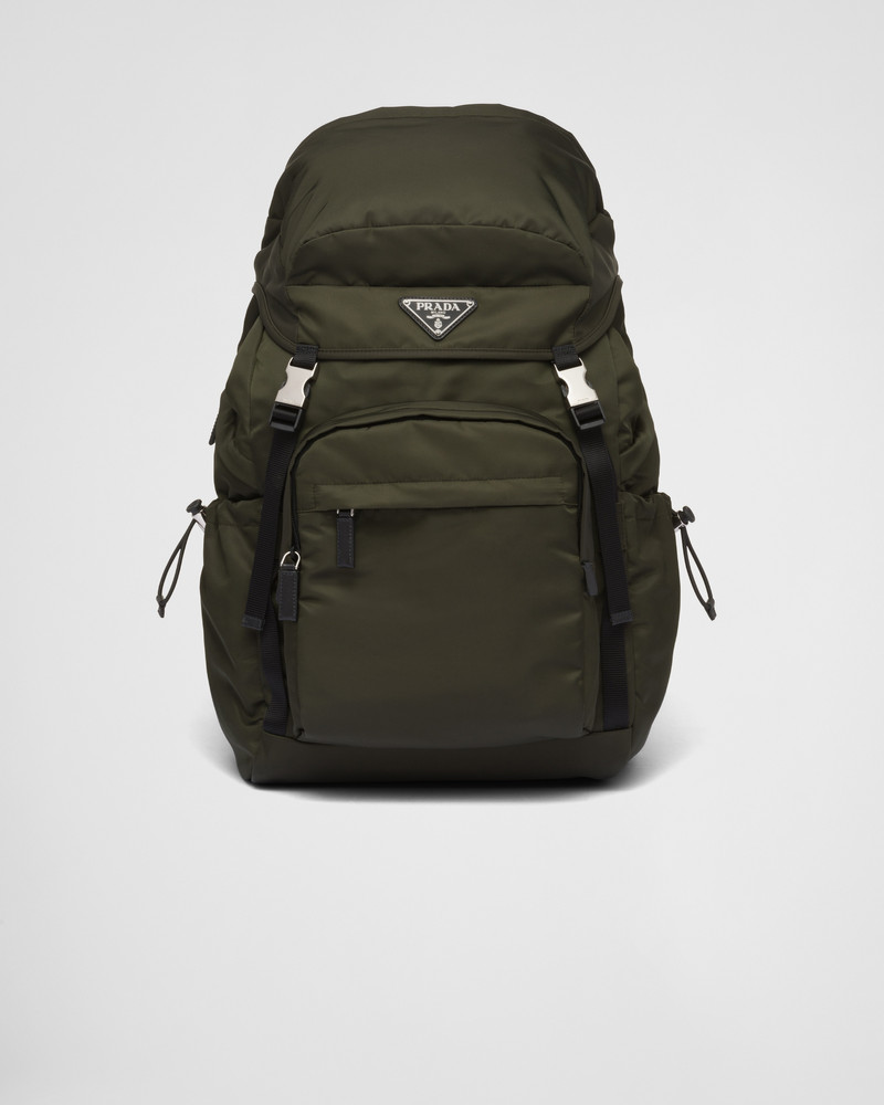 Re-Nylon and Saffiano leather backpack 1