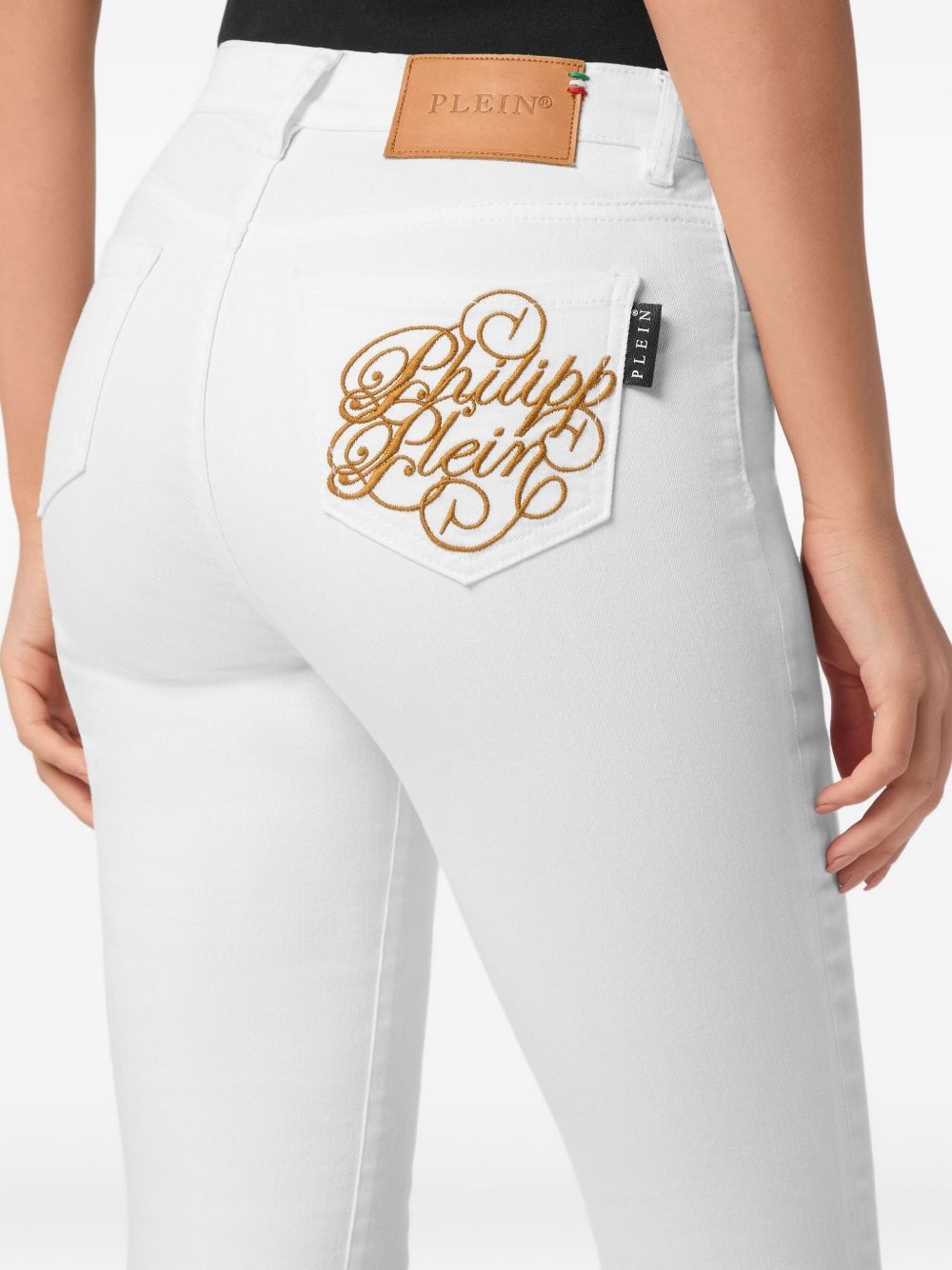 high-waisted skinny jeans - 5