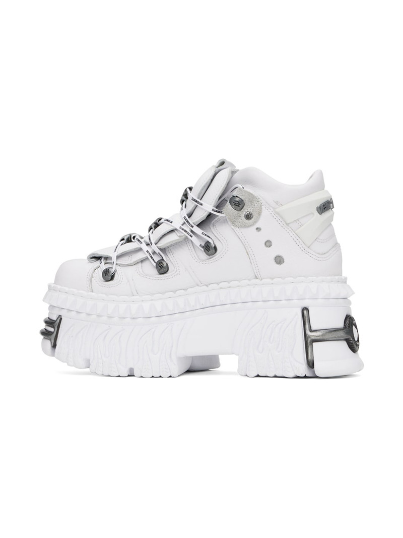 White New Rock Edition Platform Sneakers 3