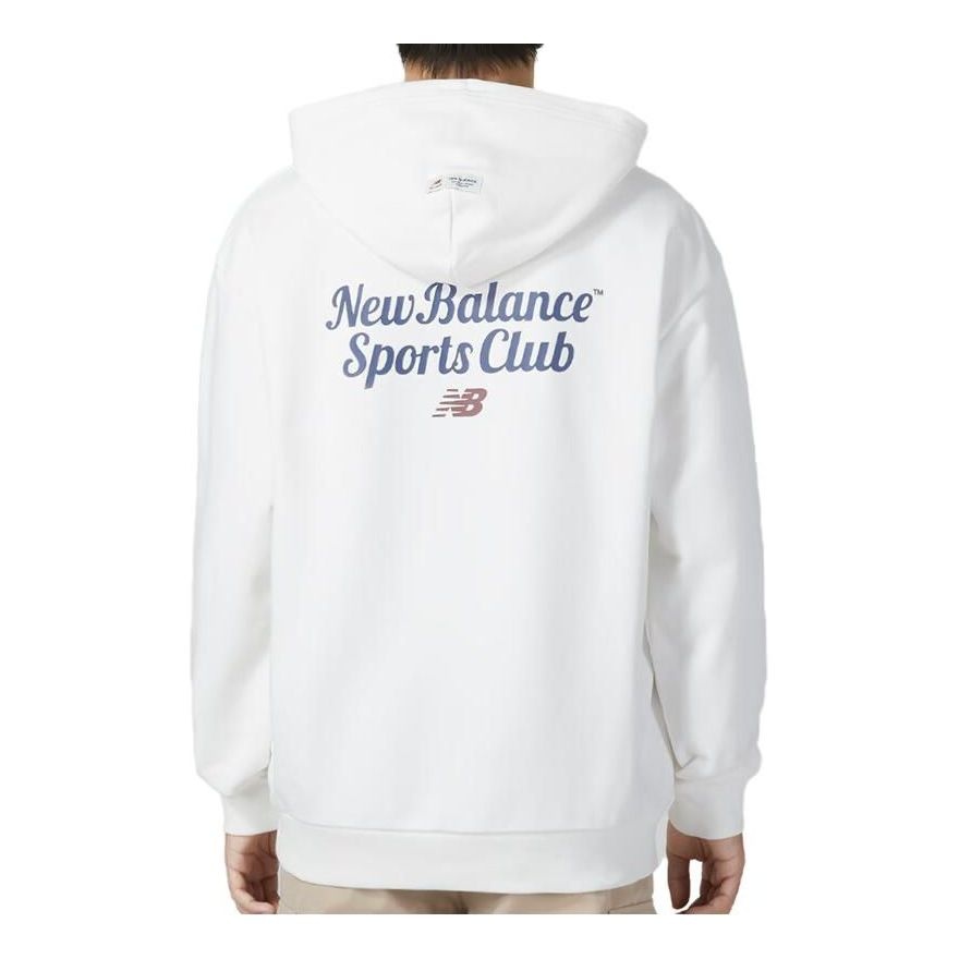 New Balance Sportswear Hoodie 'White Blue' 5CD38131-IV - 1
