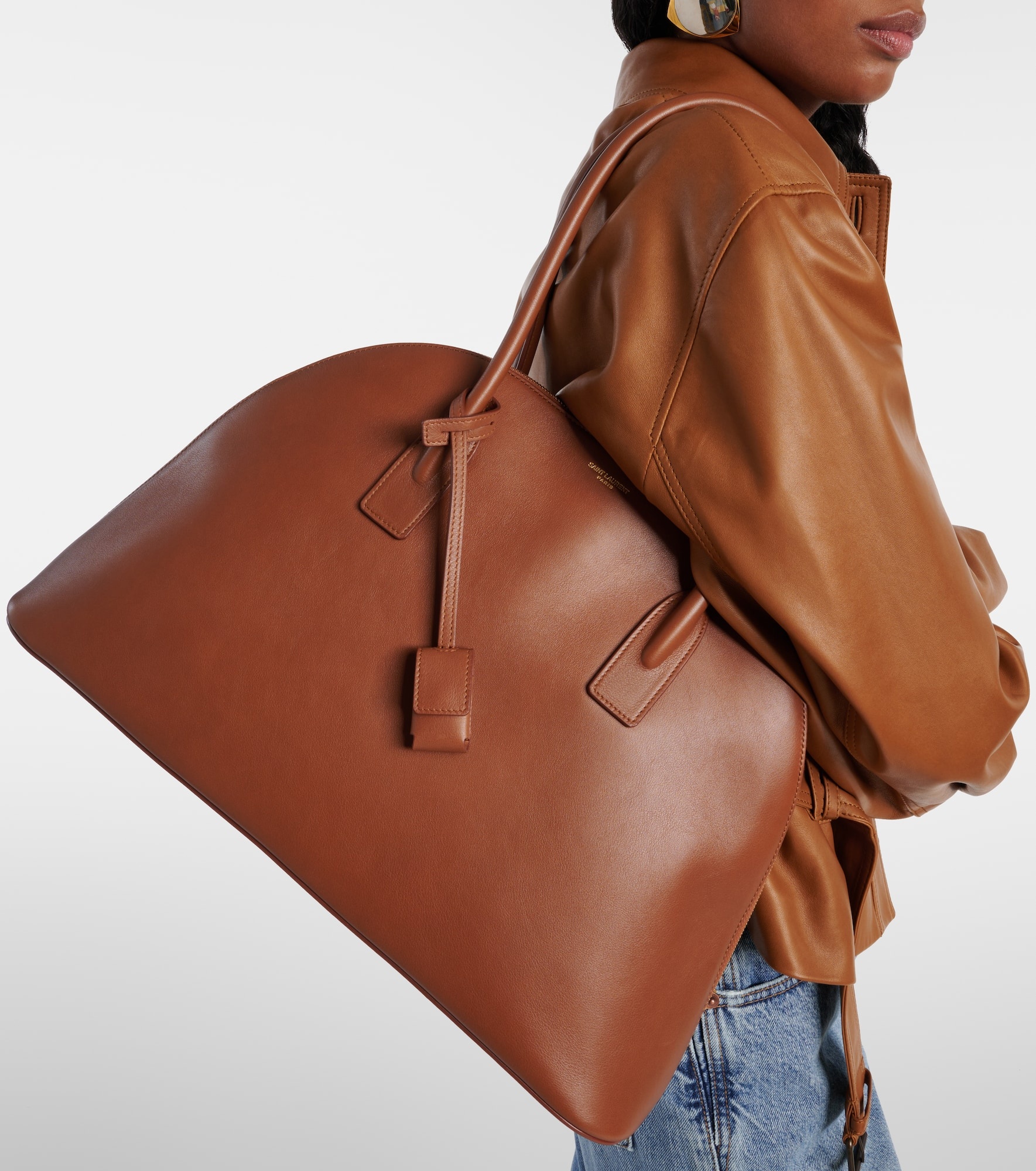 Sac De Jour leather tote bag - 7