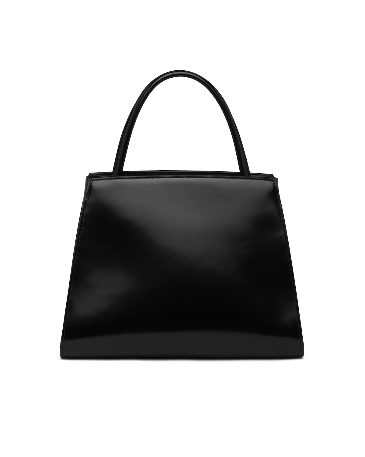 Brushed leather handbag - 4