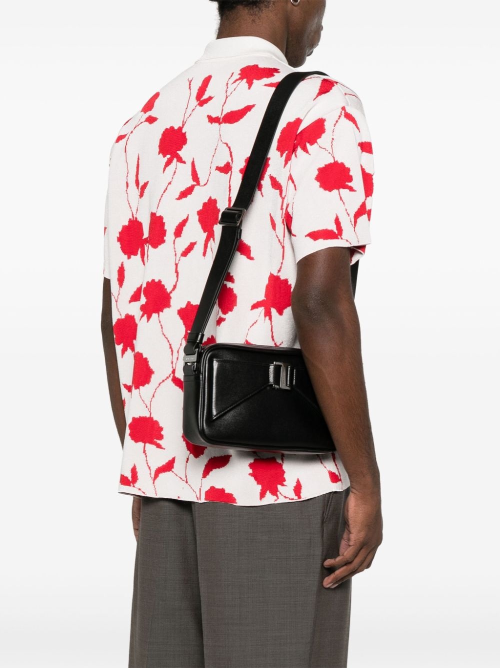 leather messenger bag - 2