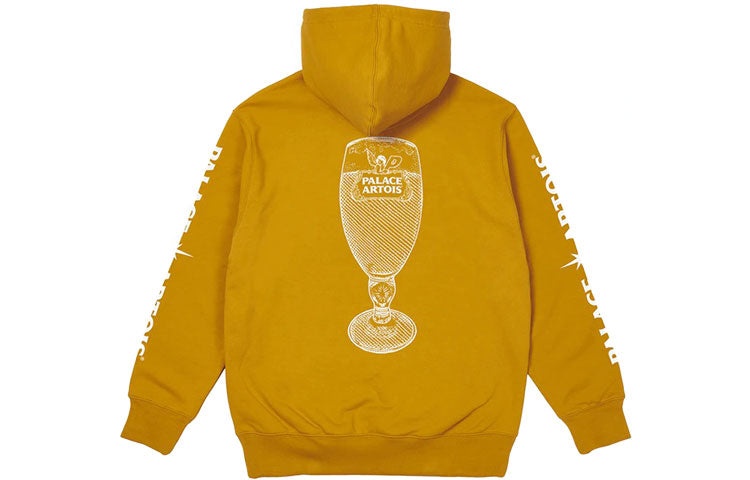 Palace x Stella Artois Chalice Hoodie 'Gold' PLA-FW21-243 - 2