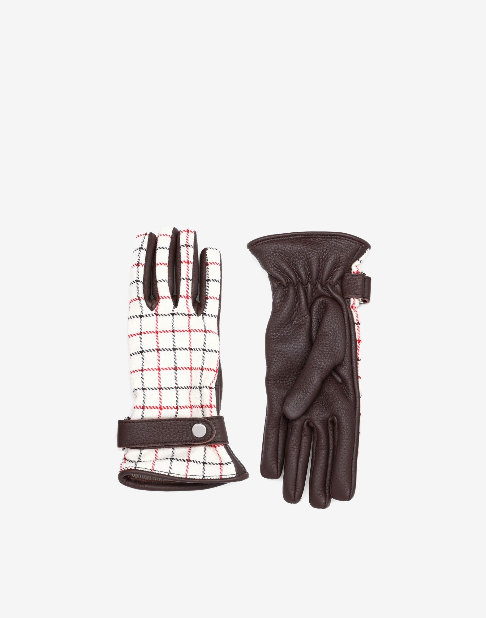 Spliced gathered gloves - 1