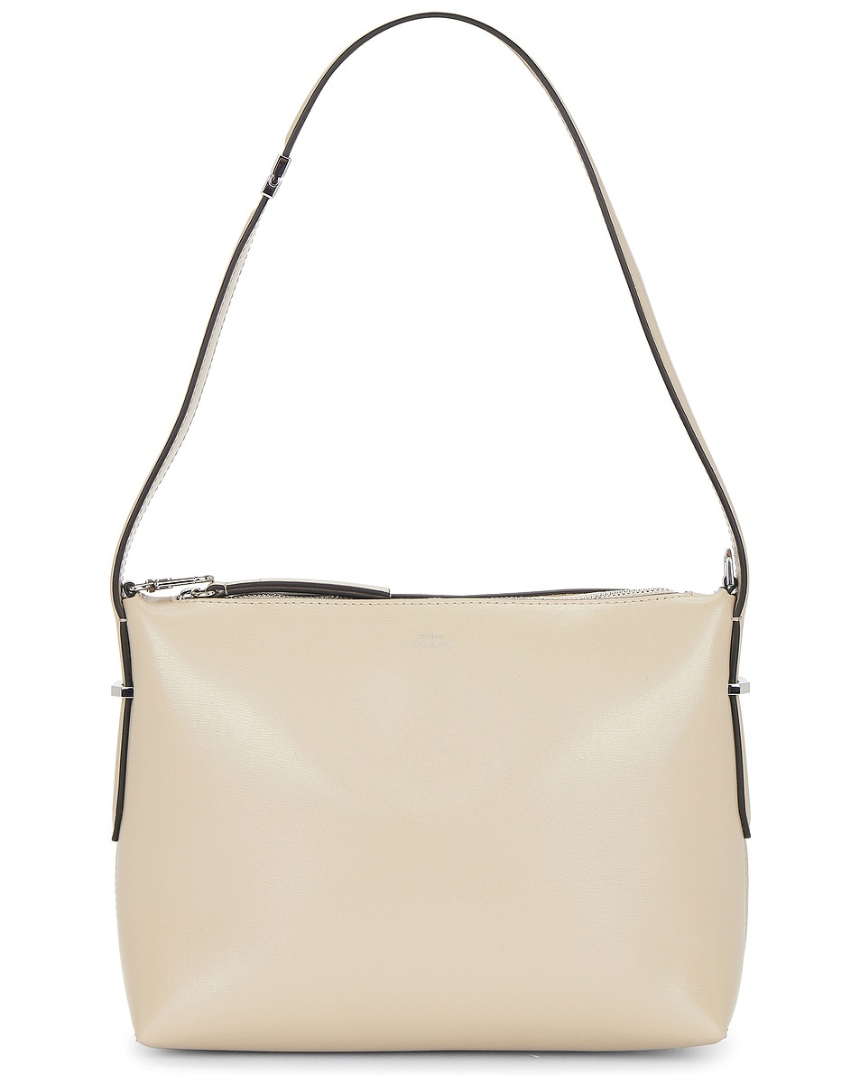 Leather Scoop Wristlet Bag - 5
