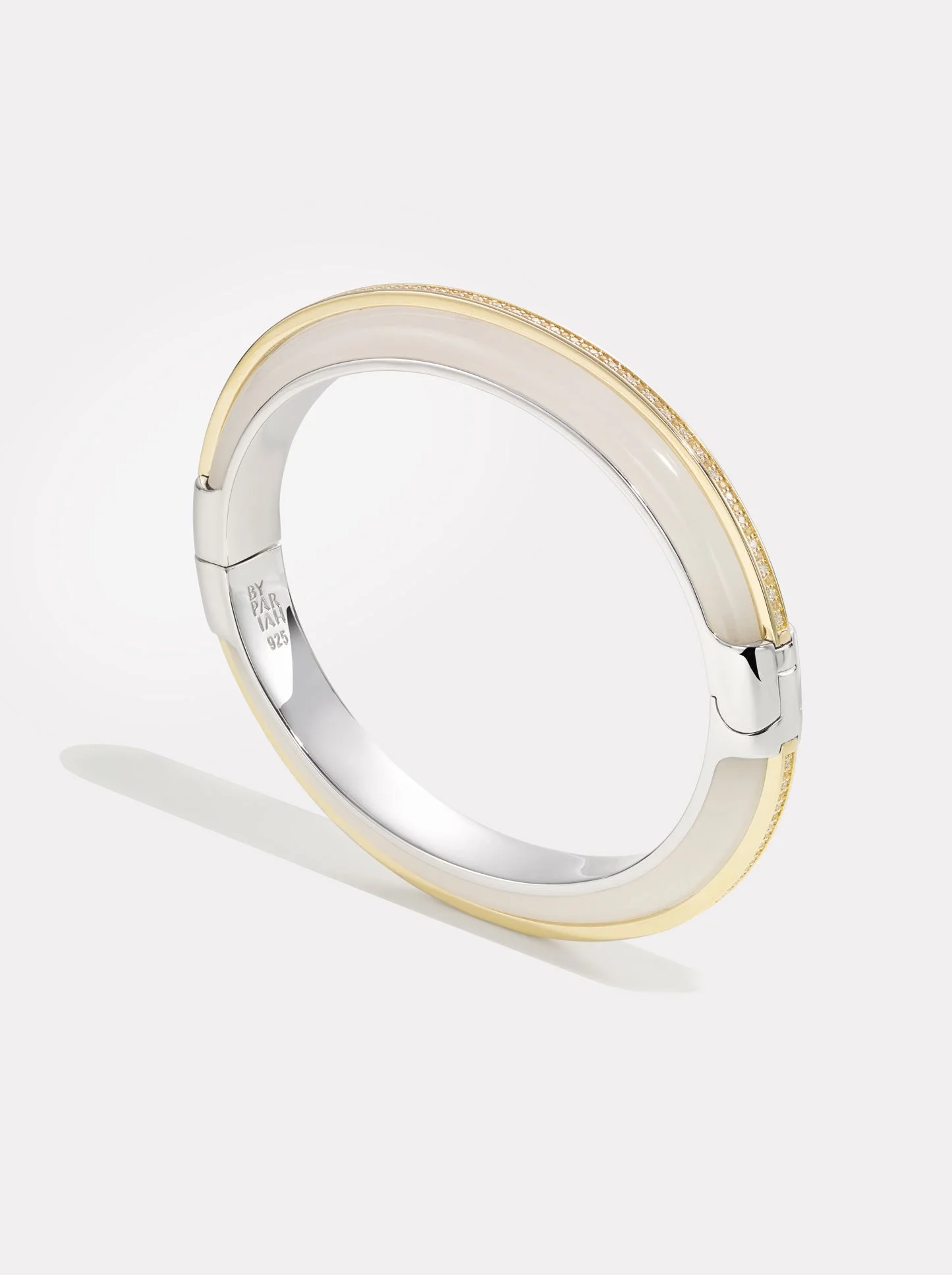 Essential Stacking Bangle White Jasper - 1