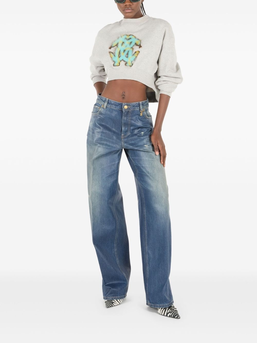 wide-leg jeans - 2