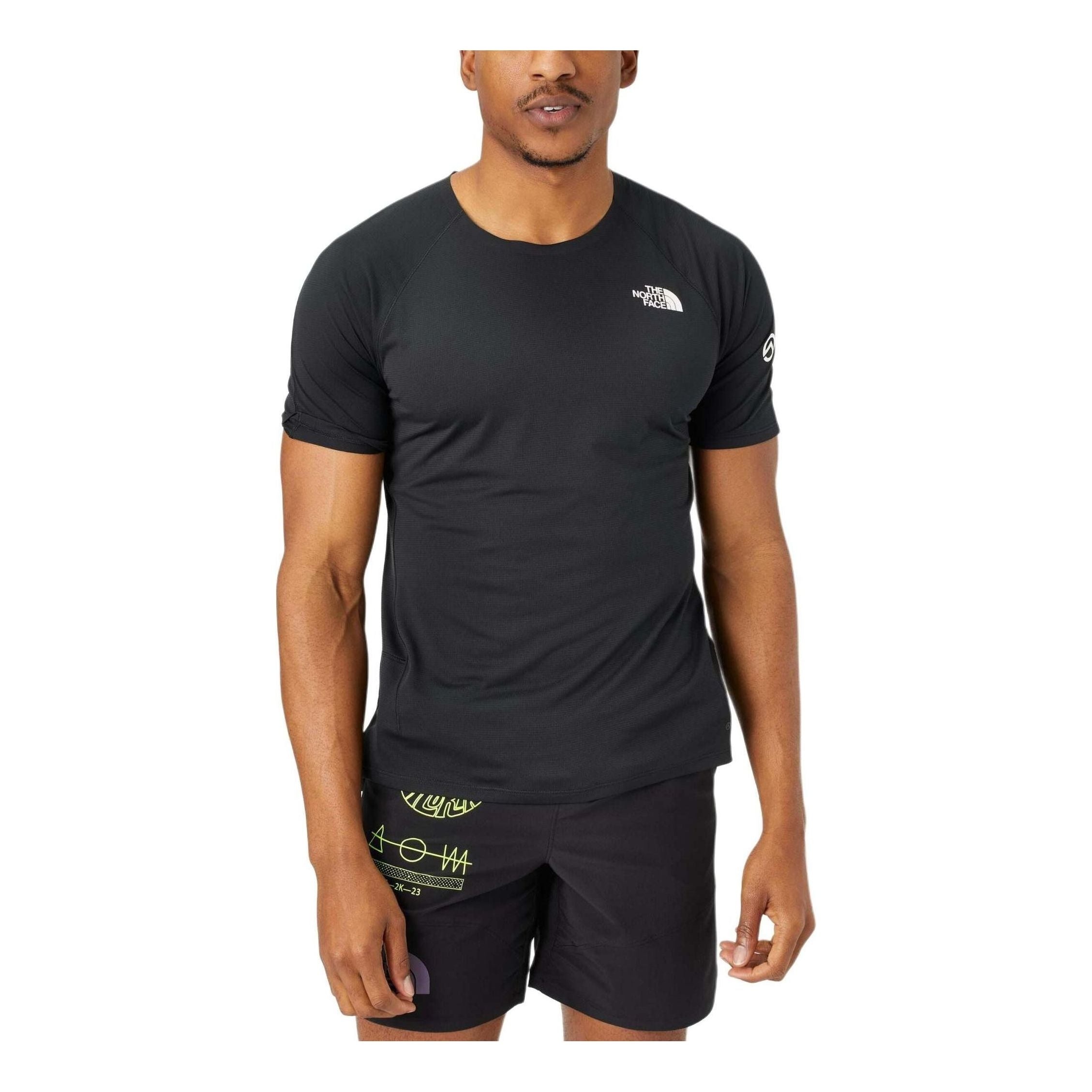 THE NORTH FACE Mountain Flag T-shirt 'Black' NF0A7ZTR-JK3 - 1