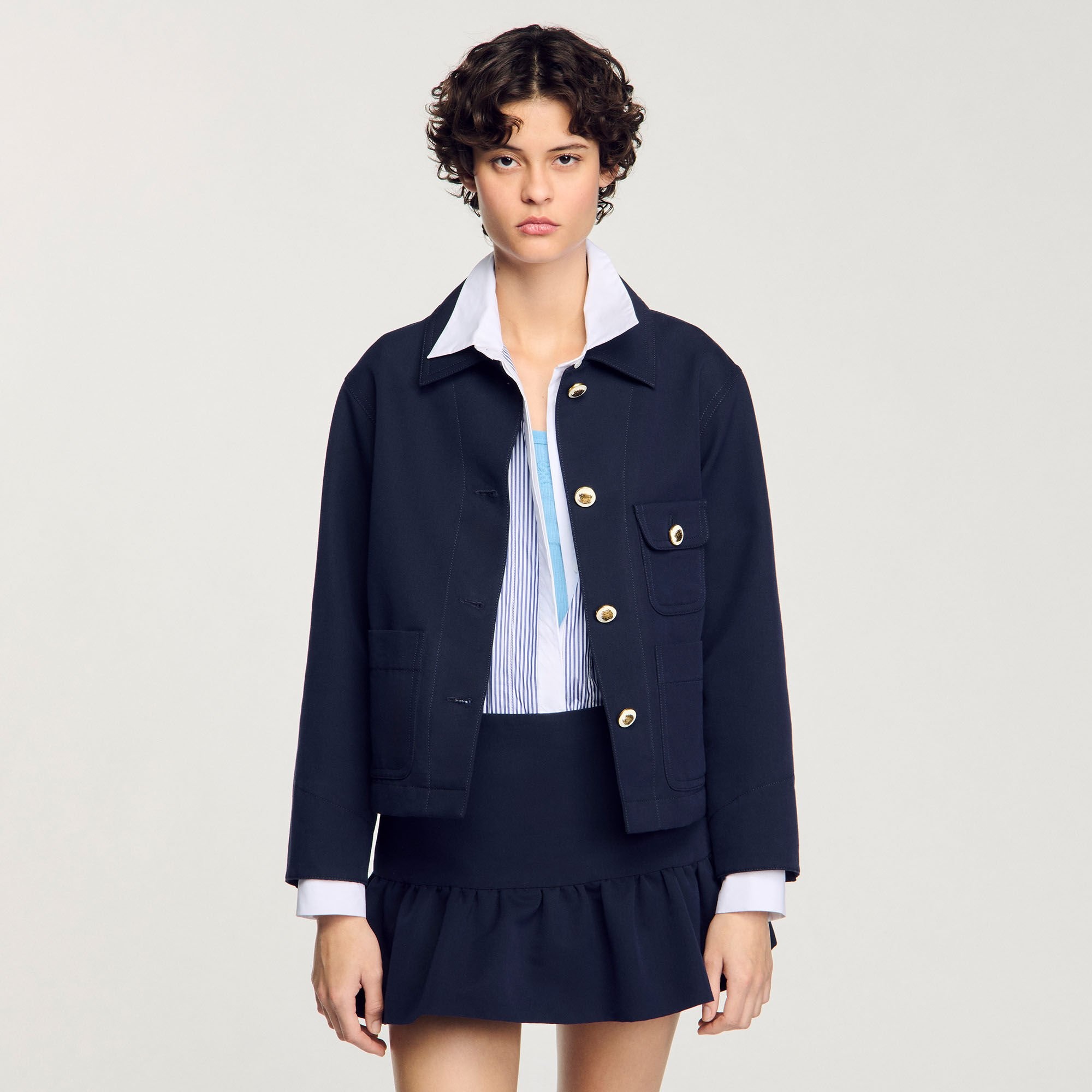 JACKET WITH OFFICER BUTTONS - 4