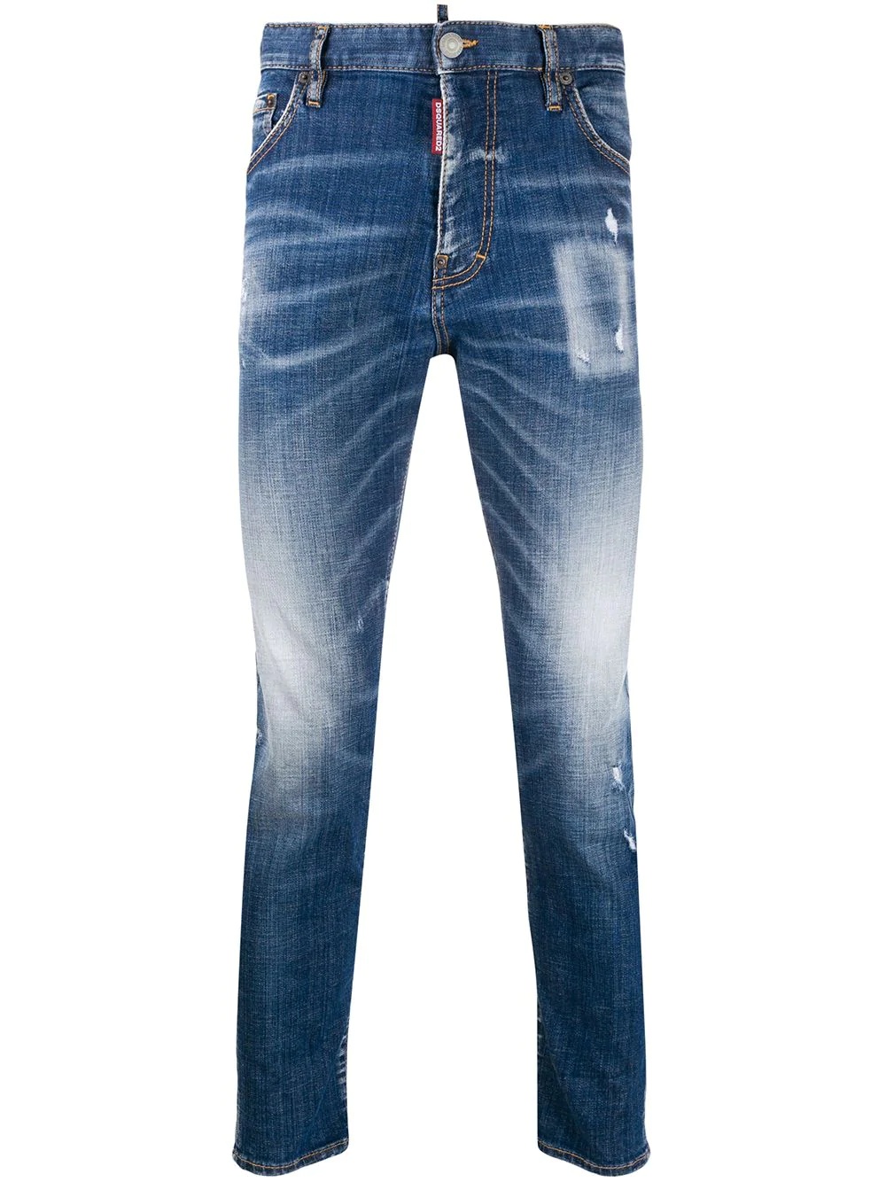 straight-leg boot cut jeans - 1