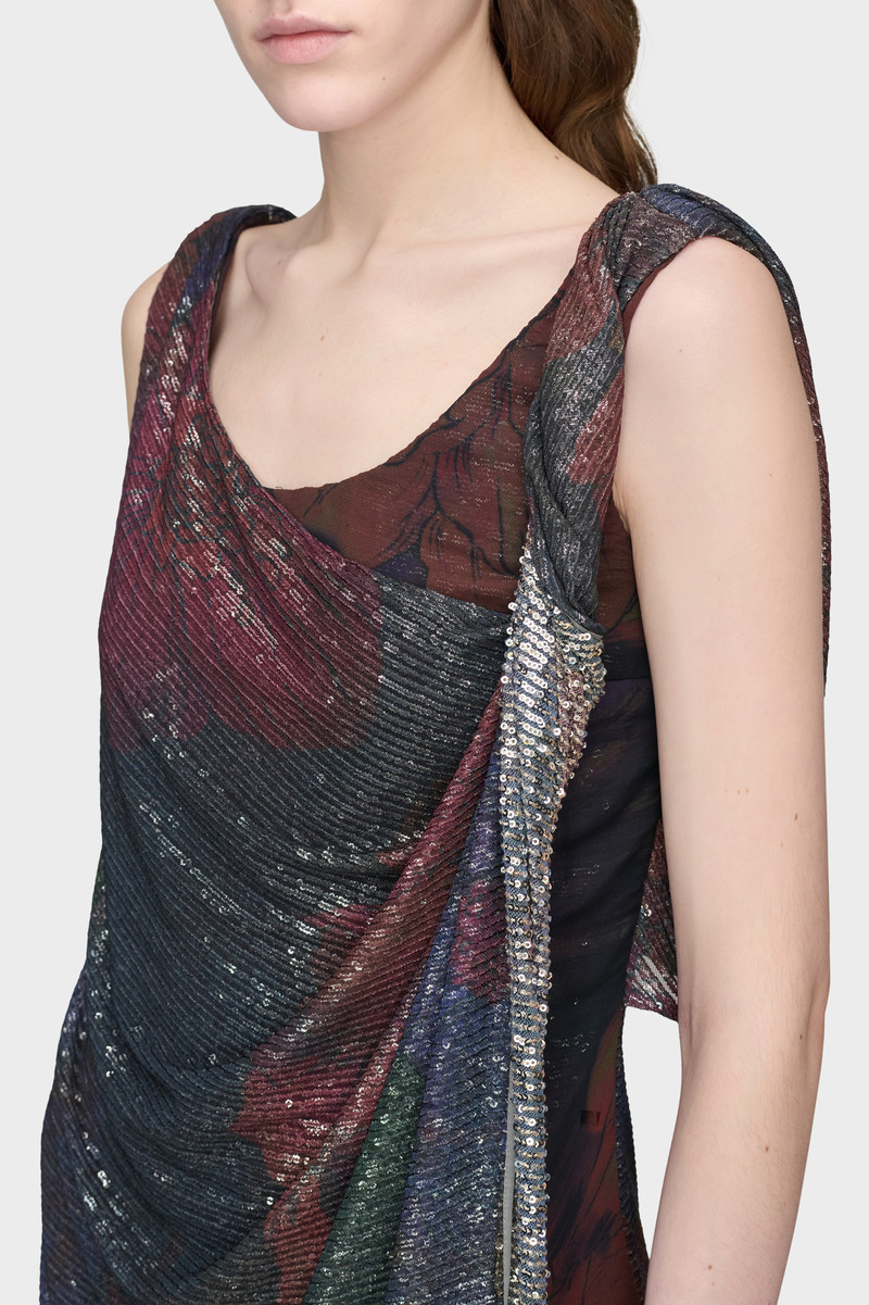 Sequined Maxi Dress 6