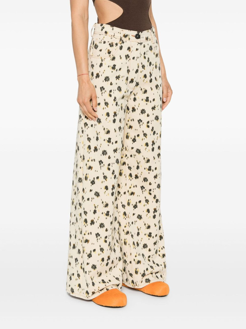 leopard-print palazzo pants 3