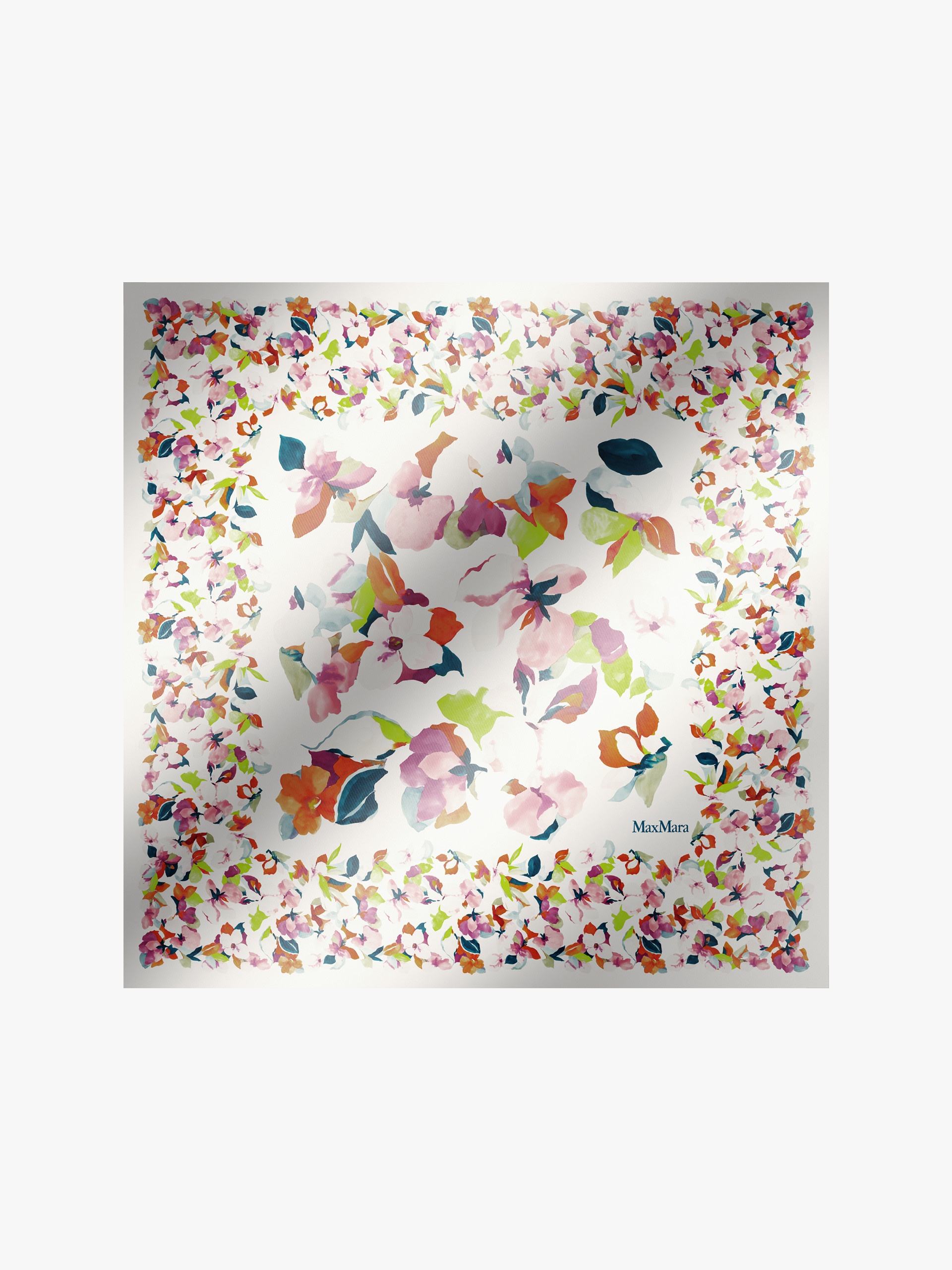 CARRE90W Printed silk scarf - 1