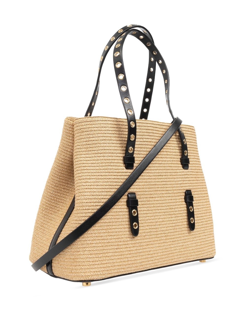 Mina 25 straw tote bag - 4