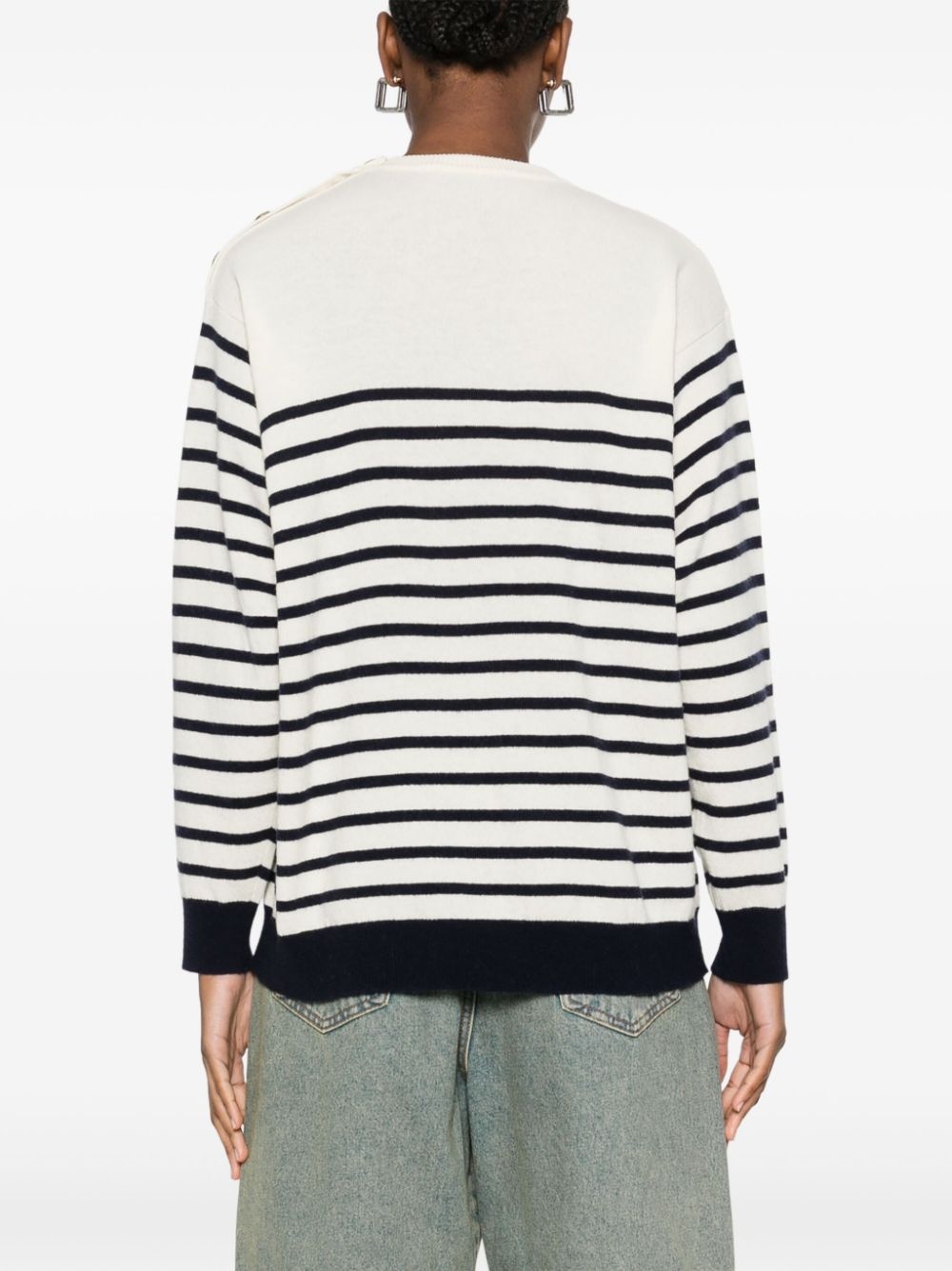 striped sweater - 4