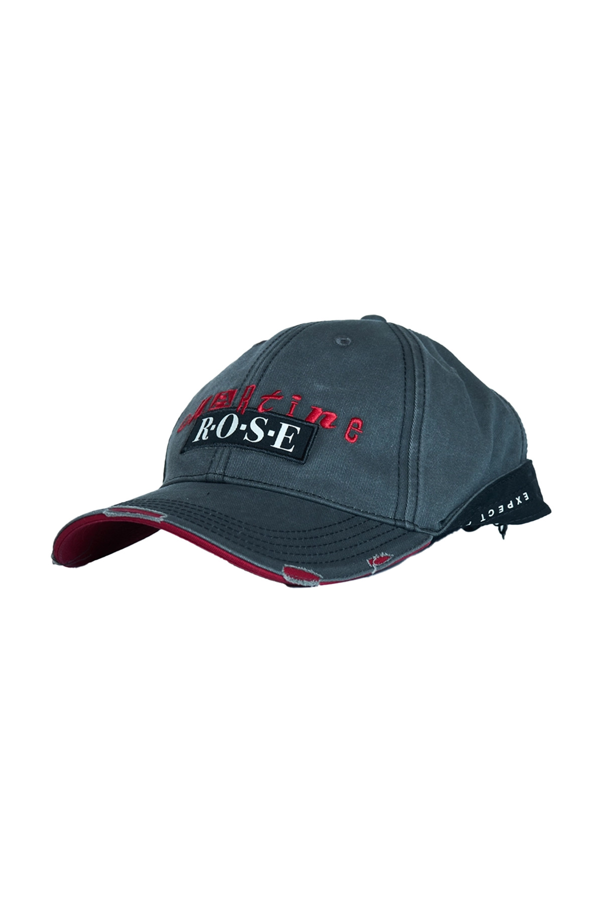 Martine Rose Logo Roll Back Cap Grey - 2