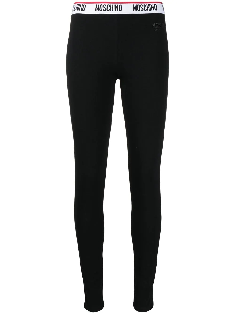 logo-waistband detail leggings - 1