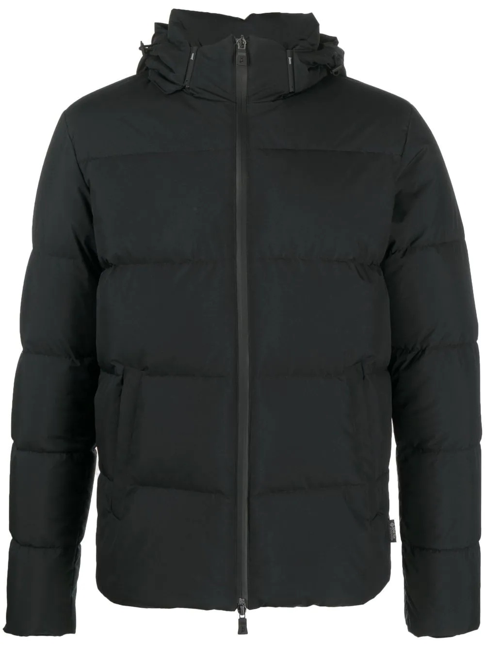 hooded puffer jacket - 1