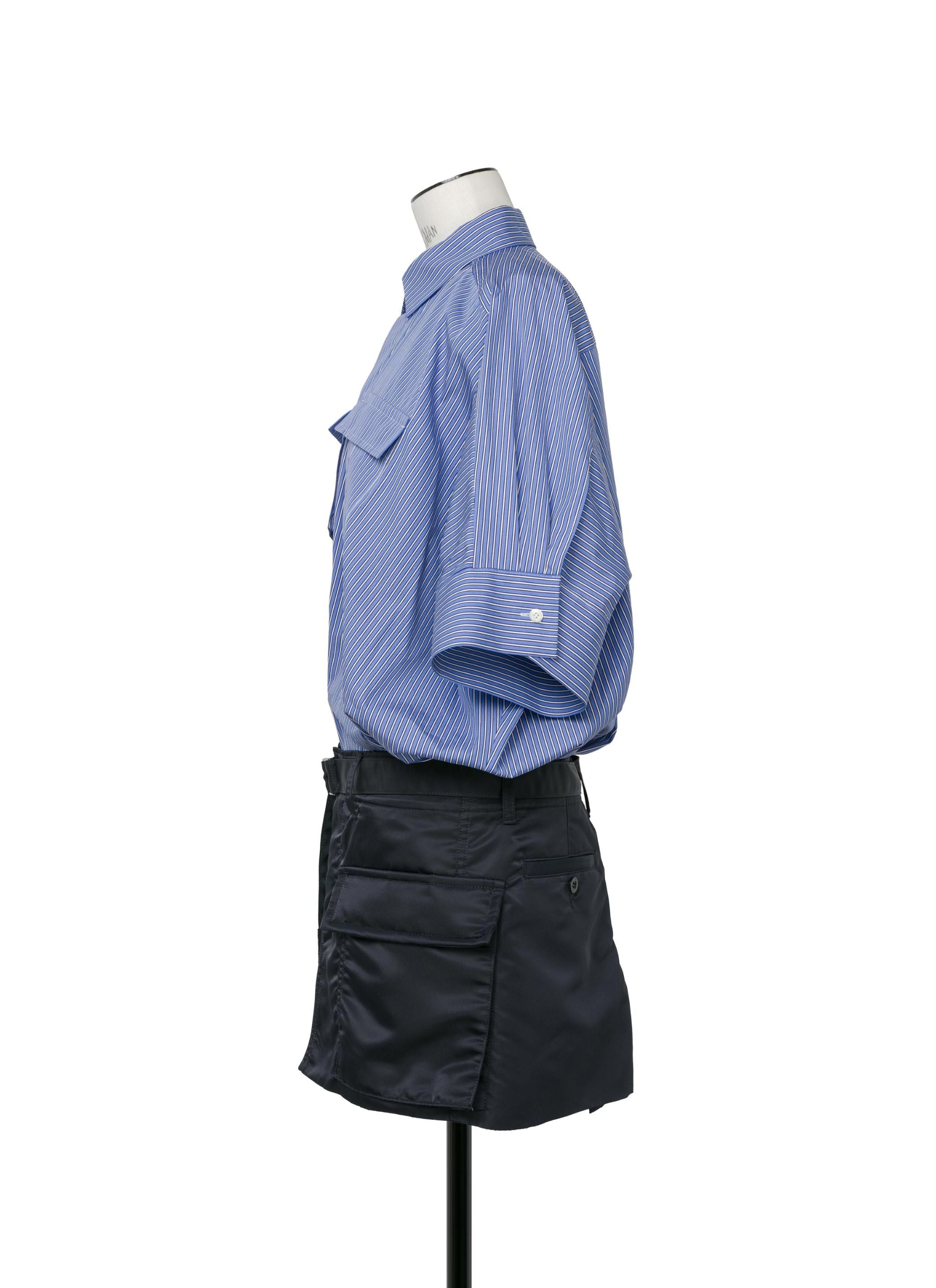 Cotton Poplin x Nylon Twill Dress - 2