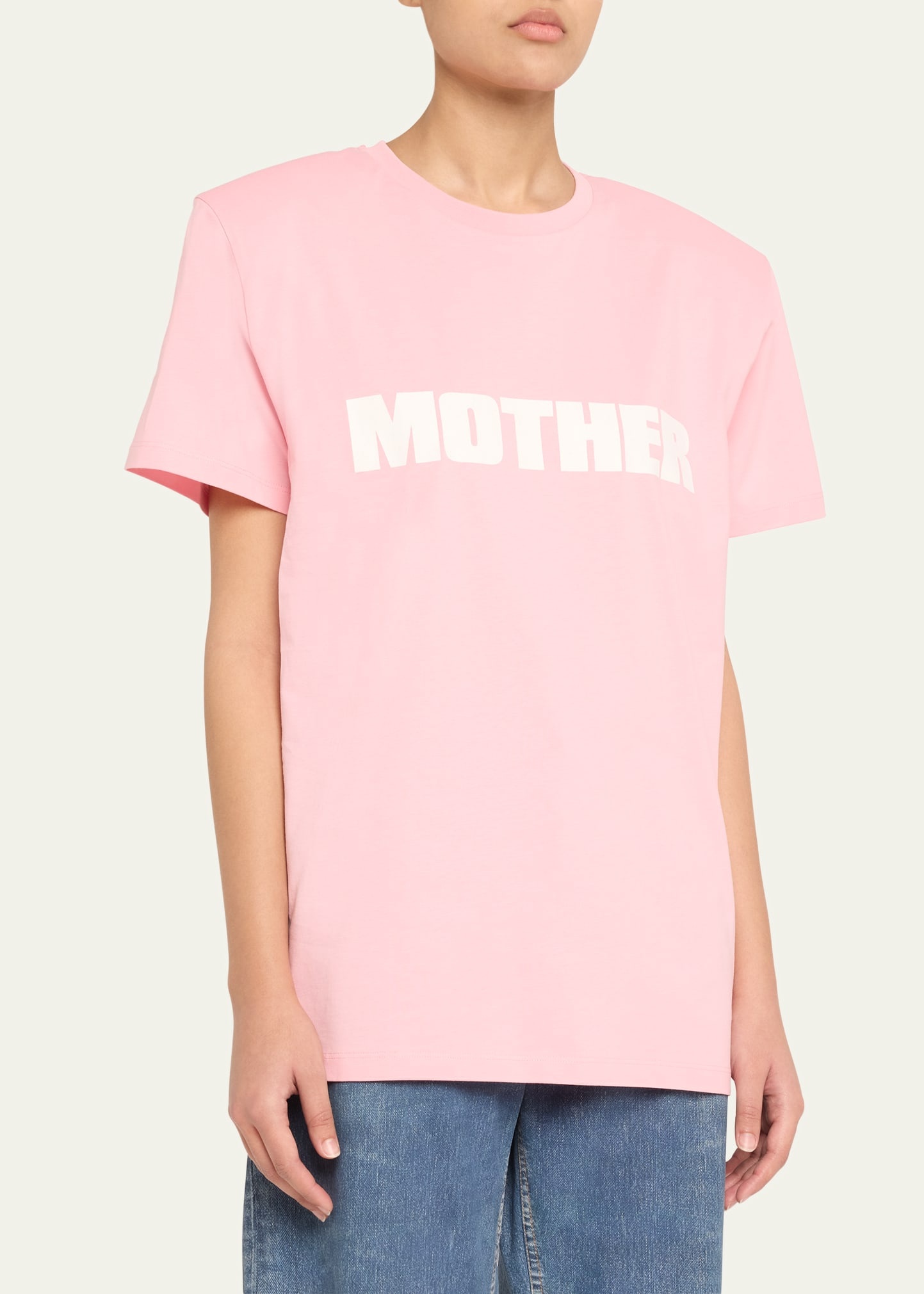 Mother Typographic Cotton T-Shirt - 4