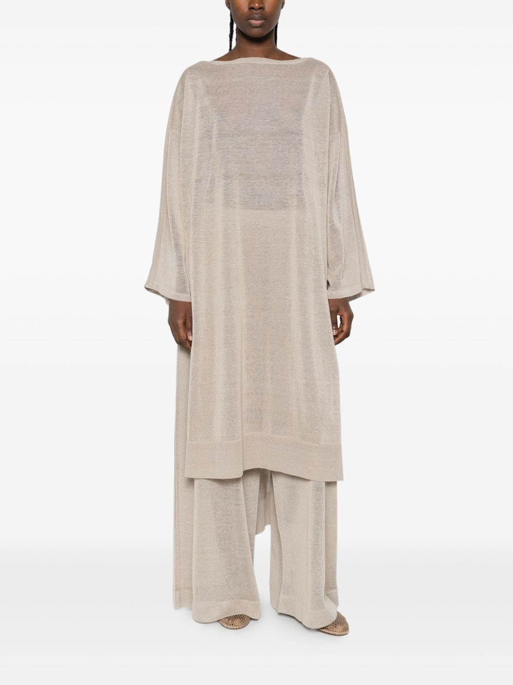 long sleeve knitted dress - 2