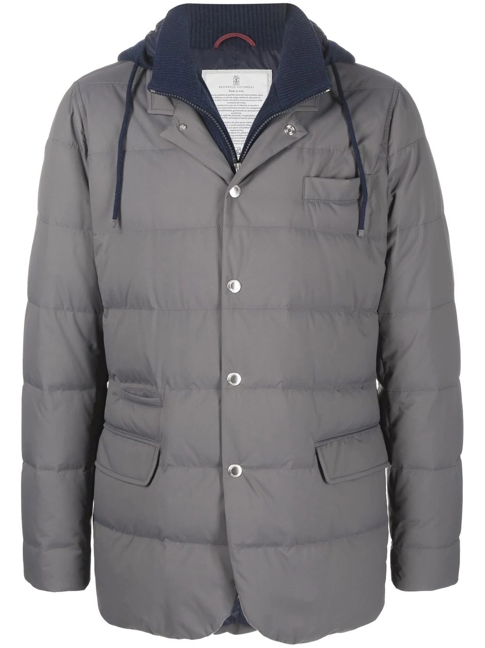 layered padded jacket - 1