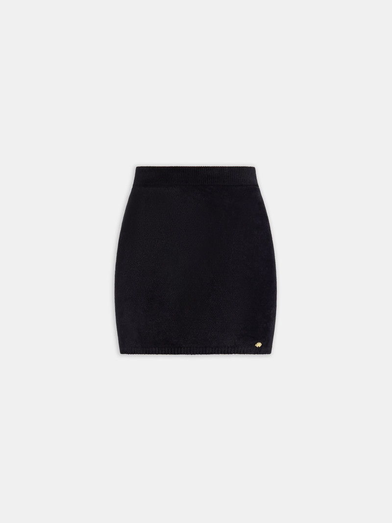 WOMEN'S VELVET MINI SKIRT 1