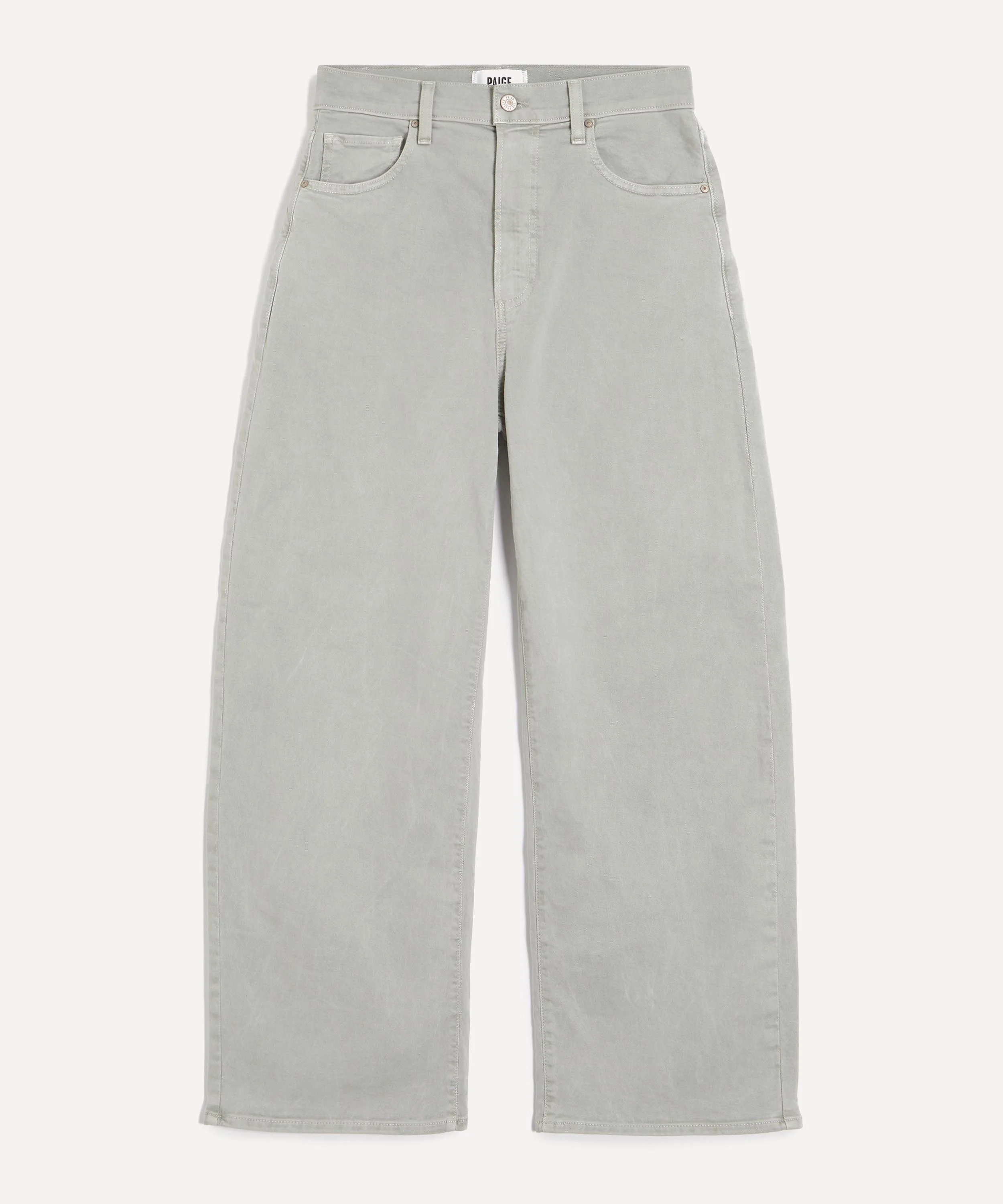 Arellia Ankle Barrel-Leg Jeans in Vintage Seaglass - 1