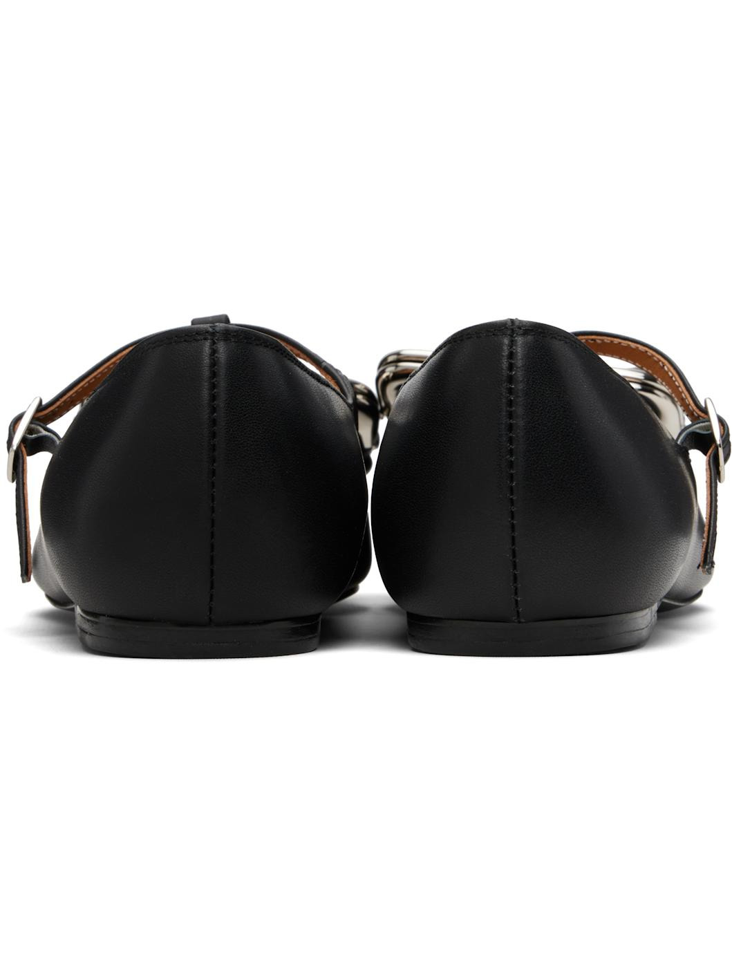 Black Coin Purse Mary Jane Ballerina Flats - 2