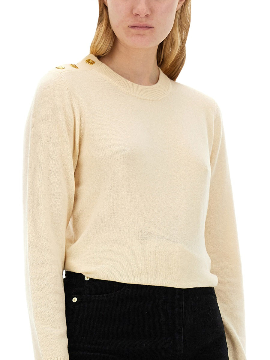 Ganni Women O-Neck Shirt - 4
