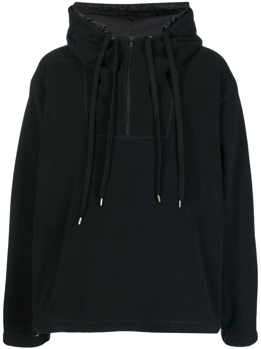 oversized drawstring hoodie - 1