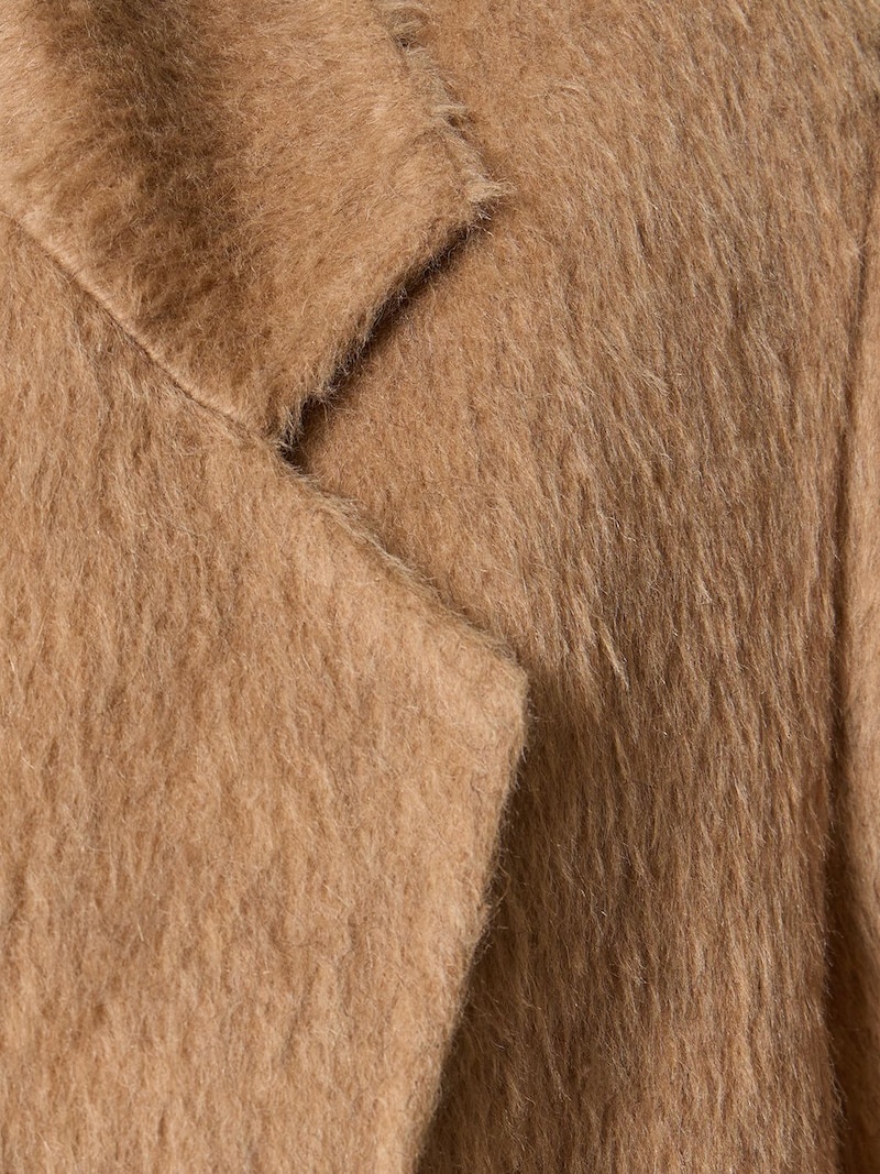 LVR Exclusive mohair & camel drap coat - 6