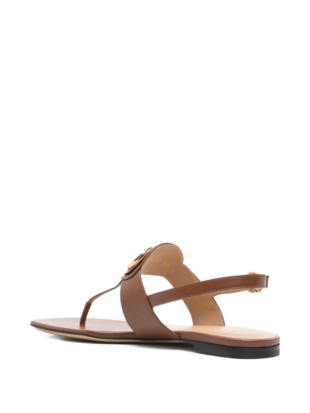 Valentino Garavani VLogo Signature leather thong sandals - 2