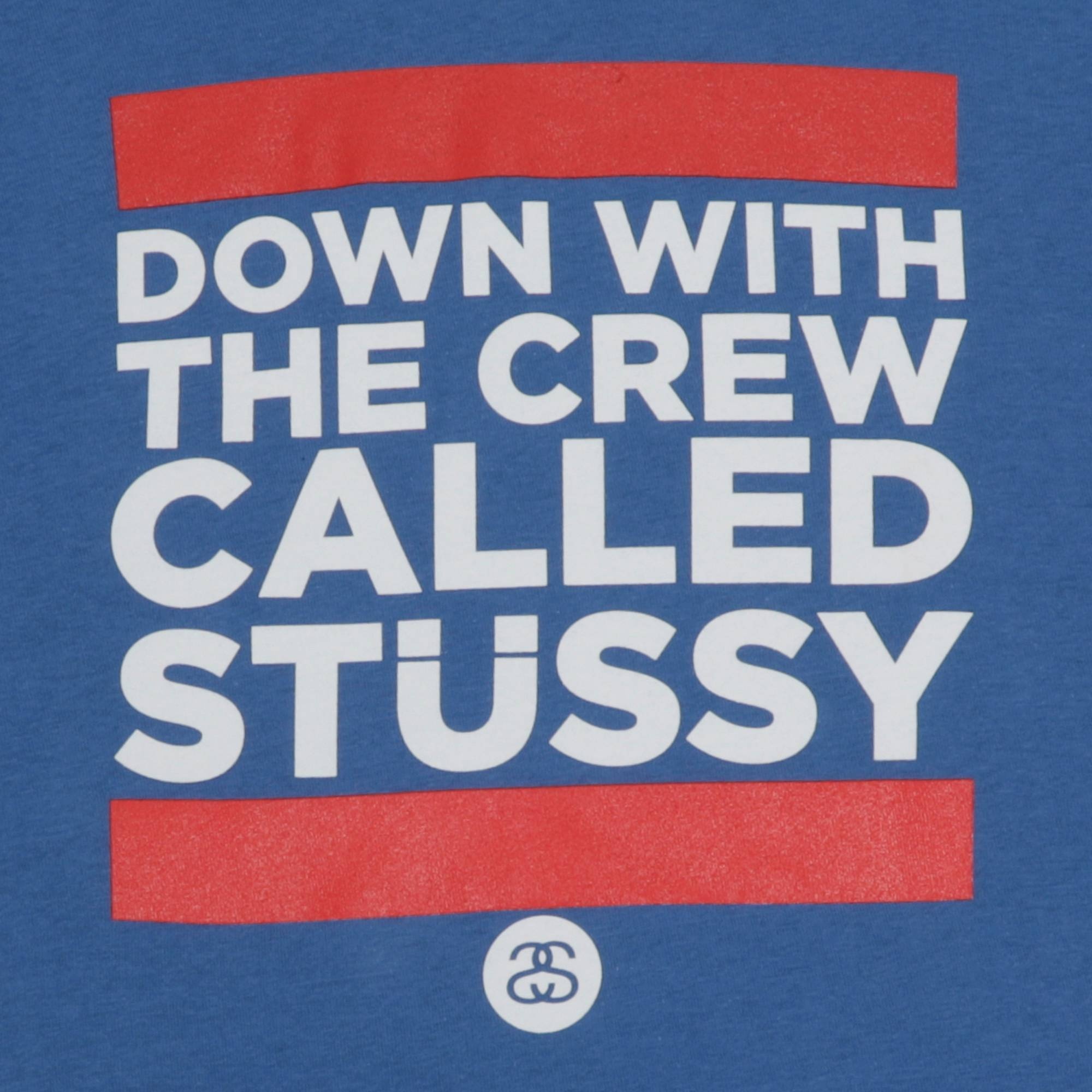 Stussy Down With The Crew Tee 'Royal Blue' - 3