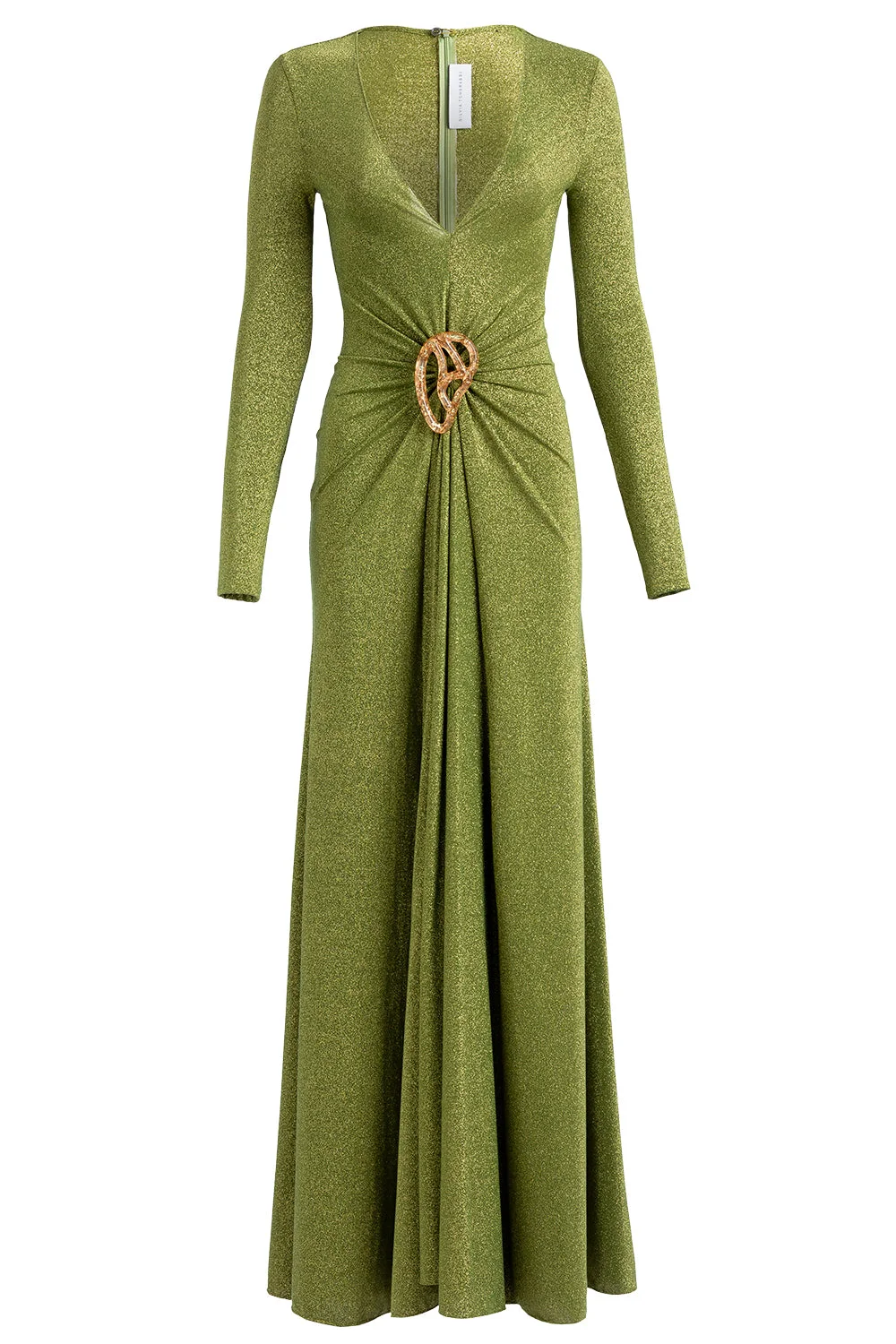 Melany Long Sleeve Embellished Dress - 1