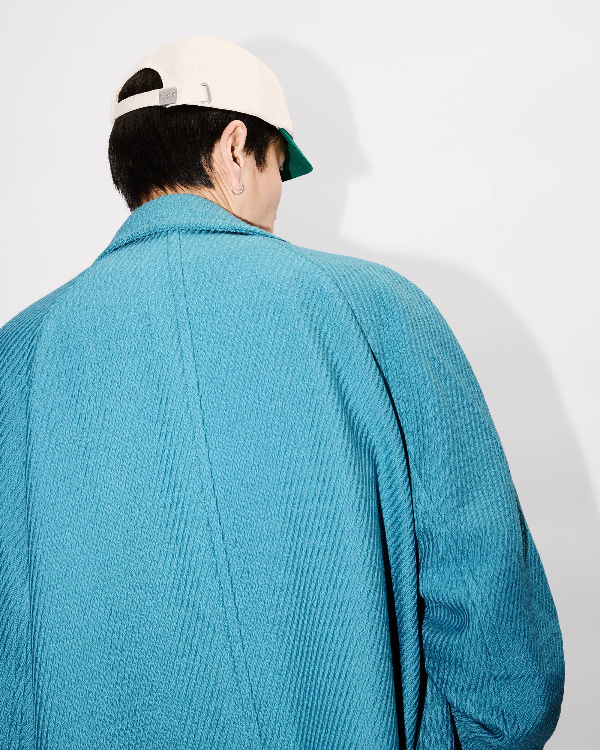 Wrap coat in mixed virgin wool - 7