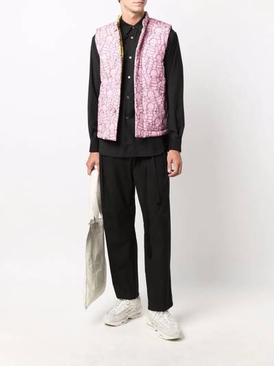 Comme des Garçons SHIRT x KAWS graphic-print gilet outlook