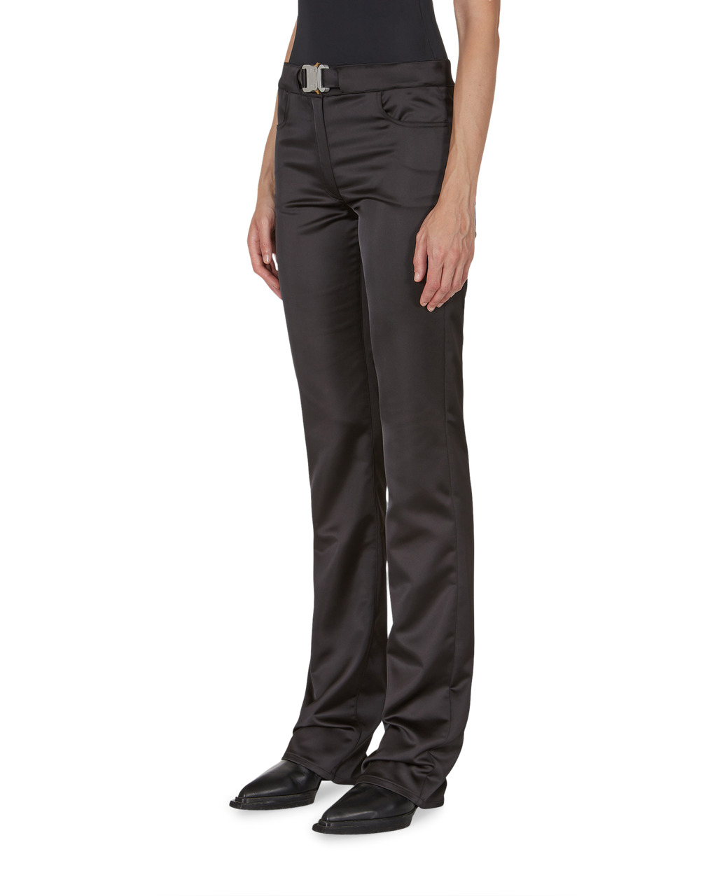 SATIN BUCKLE PANT - 3
