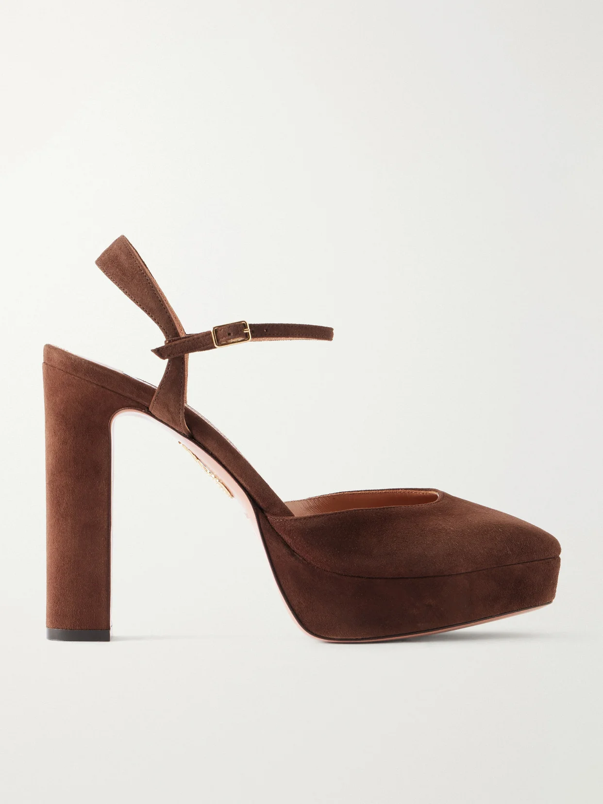 Amira 110 Suede Platform Pumps - 1
