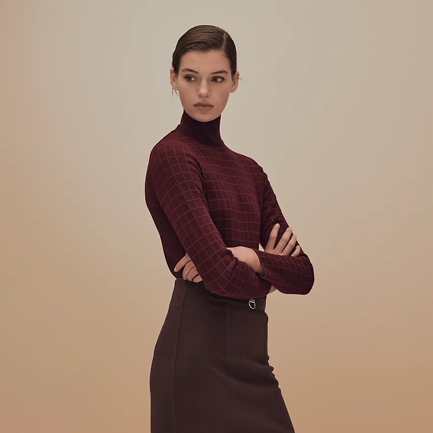 "Tatersale" high collar sweater - 2