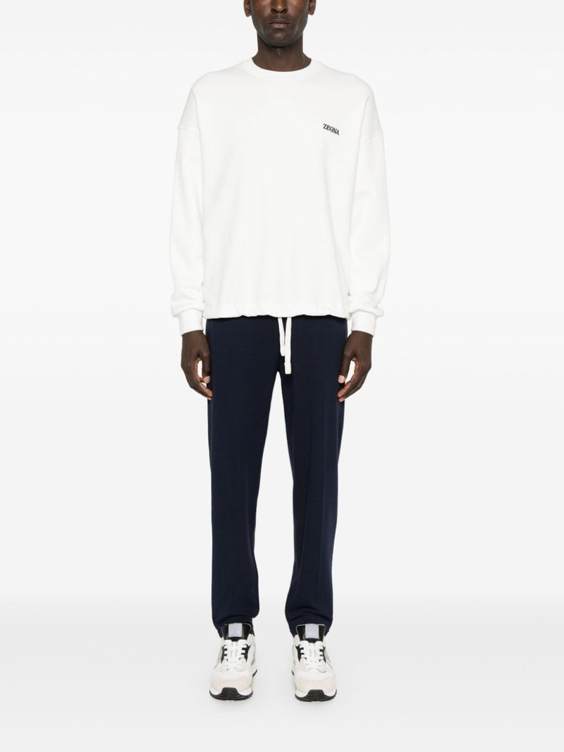 ZEGNA logo-embroidered sweatshirt outlook
