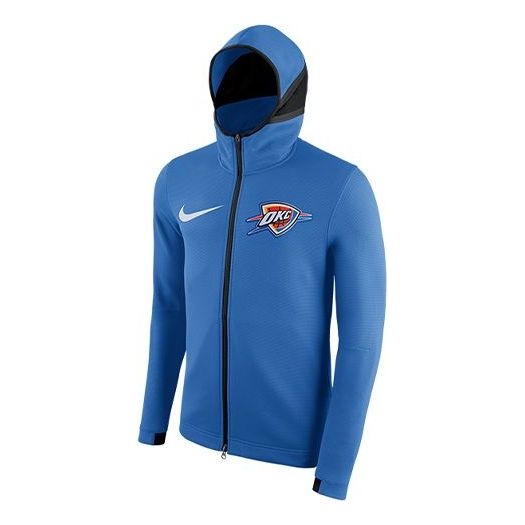 Nike Thunder Athleisure Casual Sports Cardigan Hooded Jacket Blue 899863-403 - 1