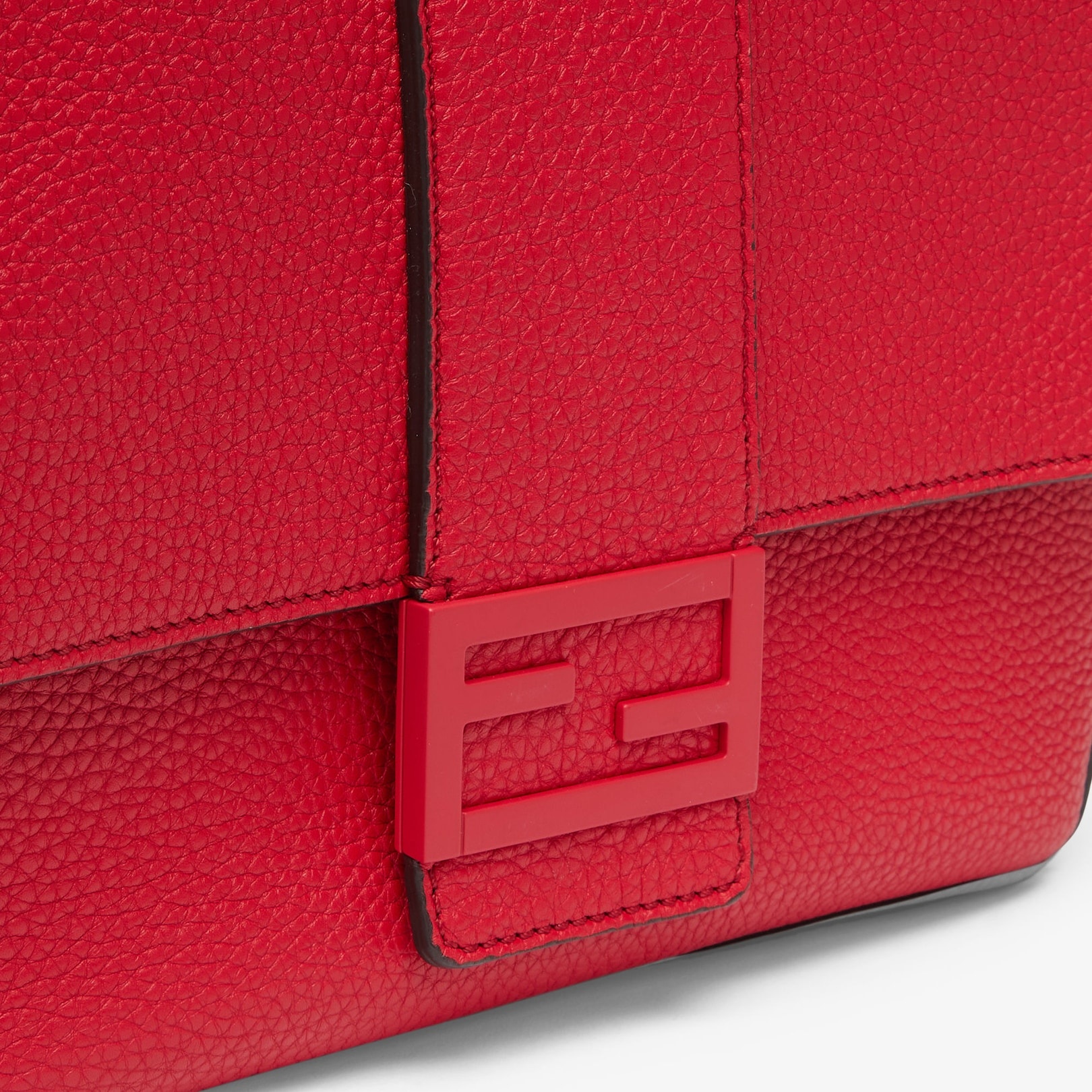 Red leather bag - 5