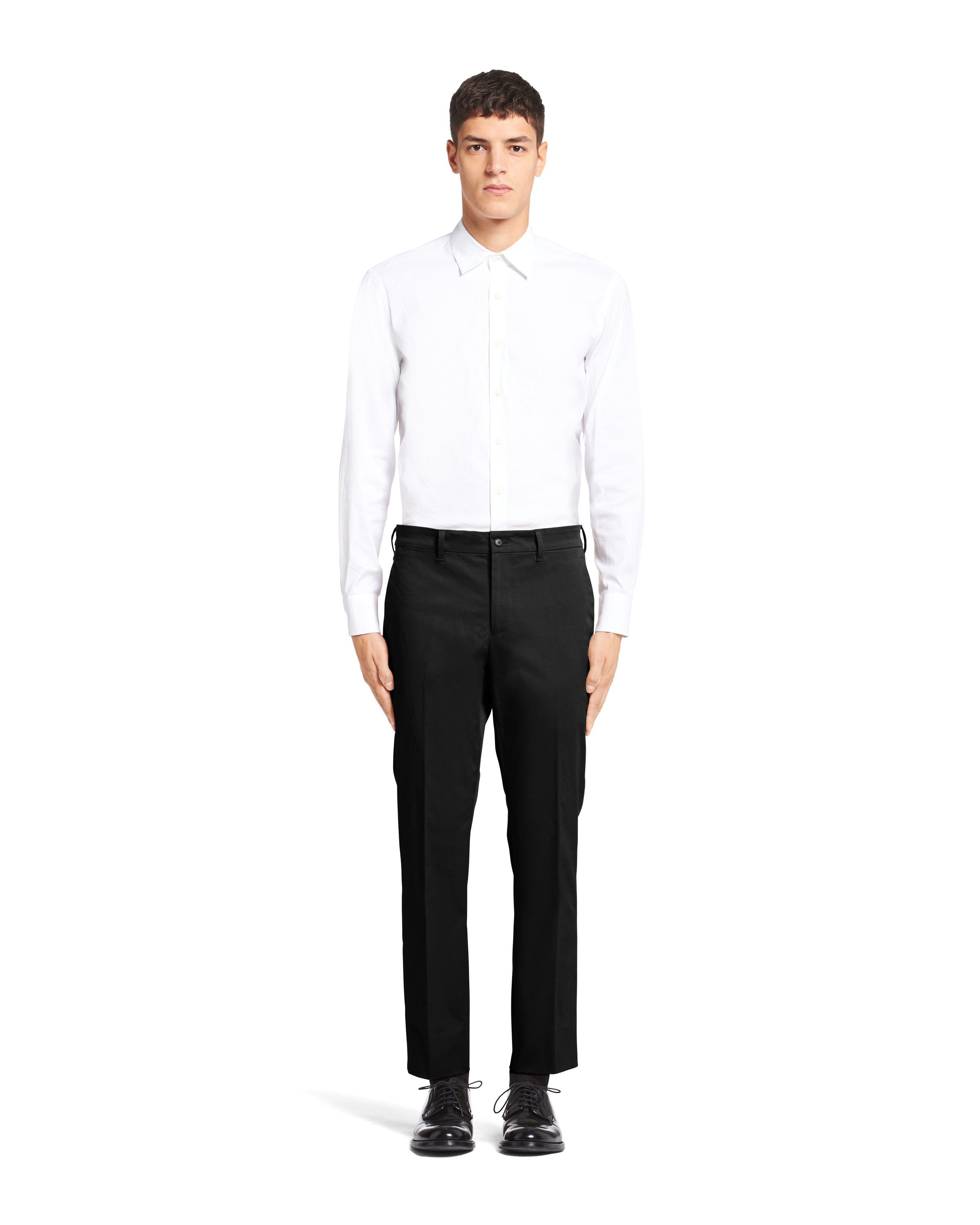 Stretch gabardine trousers - 2