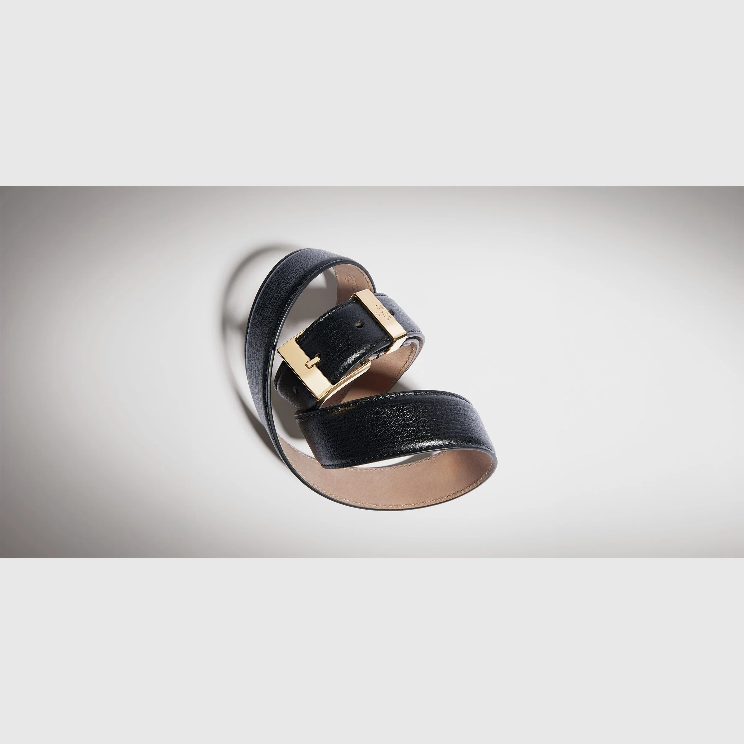 Belt with squared buckle - 1